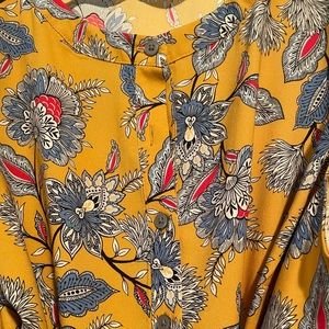 Plus size Loft Floral dress